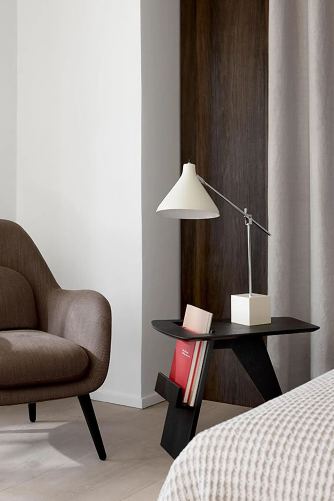 Magasinbord - Risom model 6500 Sort Lakk