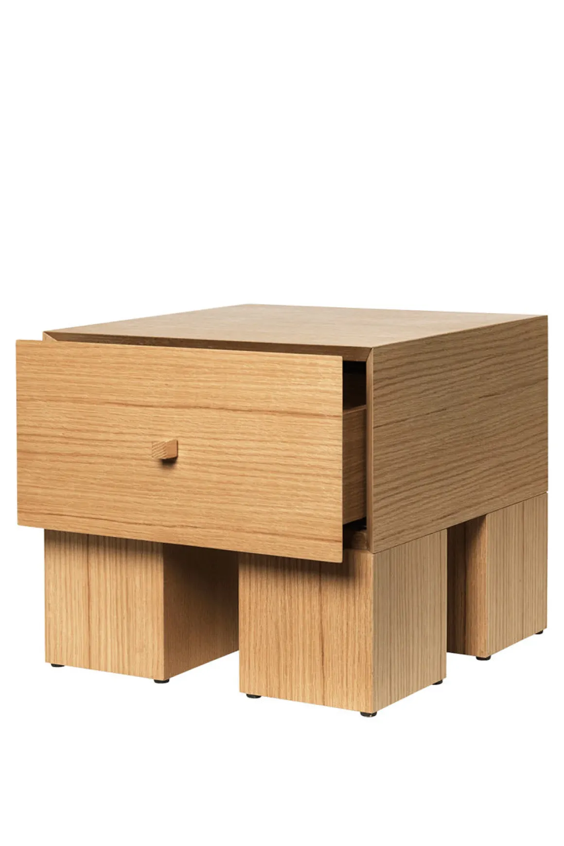 Nattbord - Kuben Oak