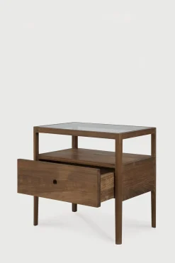 Nattbord - Spindle Bedside Table Reclaimed Teak
