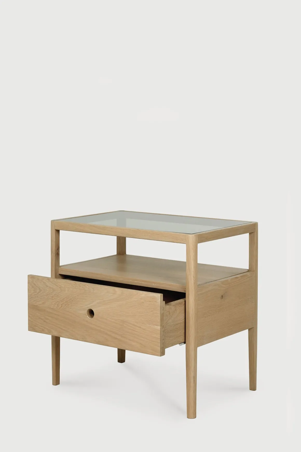 Nattbord - Spindle Bedside Table Oak