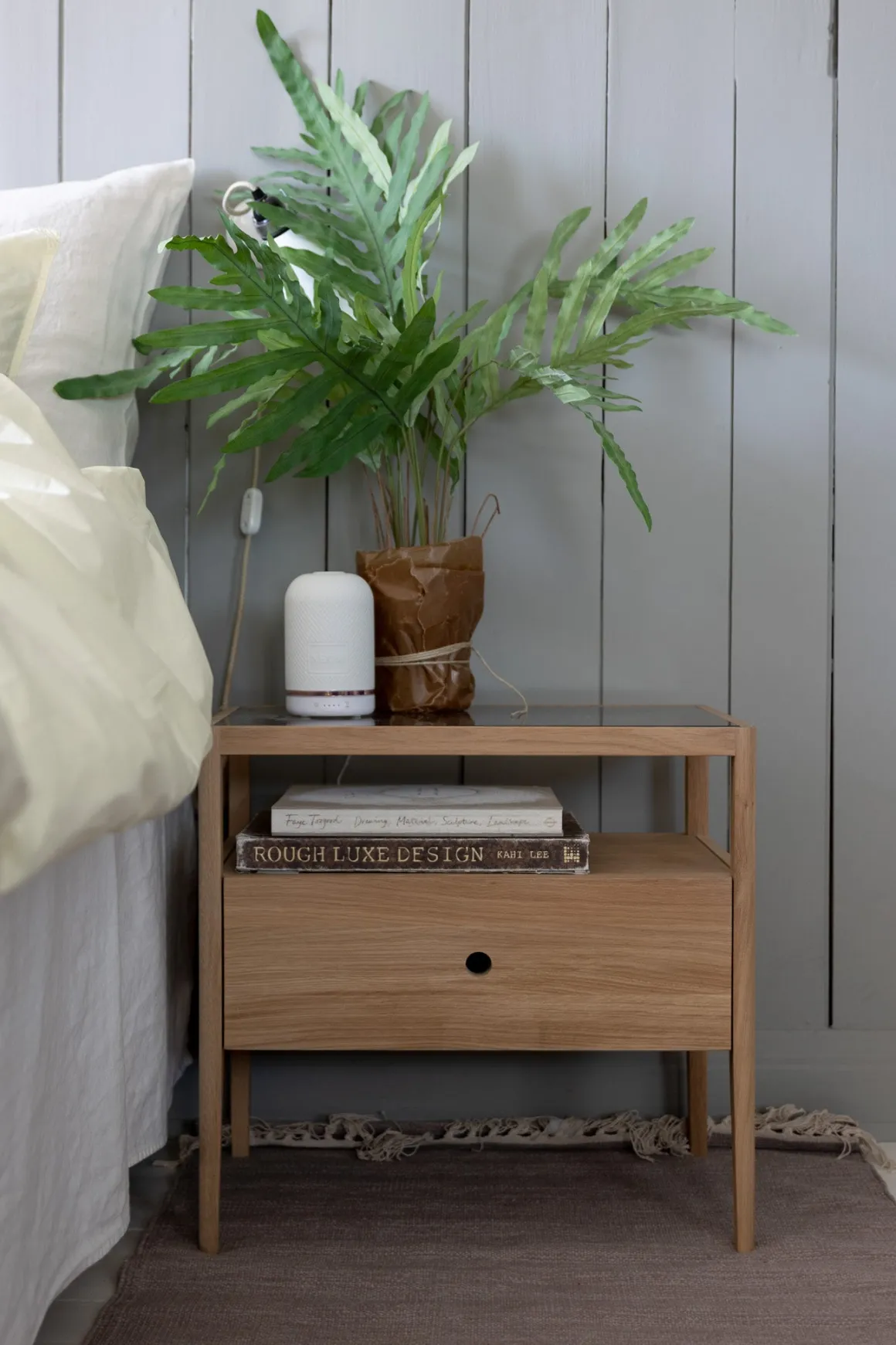 Nattbord - Spindle Bedside Table Oak