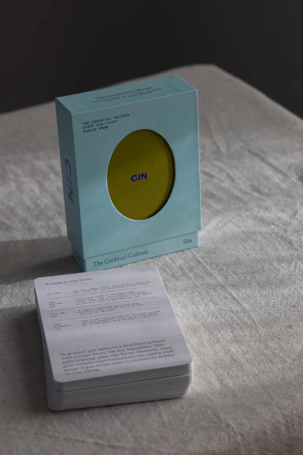Oppskriftskort - The Cocktail Cabinet: Gin