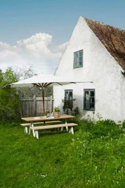 Parasoll - Atlantis Firkantet 330 Hvit