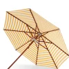 Parasoll - Atlantis Rund dia330 Golden Yellow Stripes