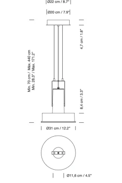 Pendellampe - Arne Domus Dark Green