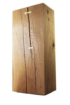 Pidestall - Solid Log High Eik