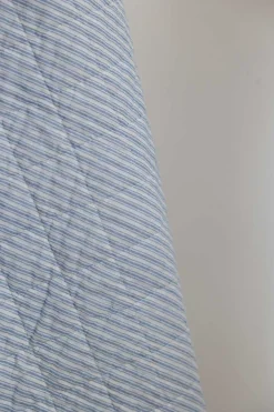 Pledd - Quilt 140x220cm Blå/Hvit