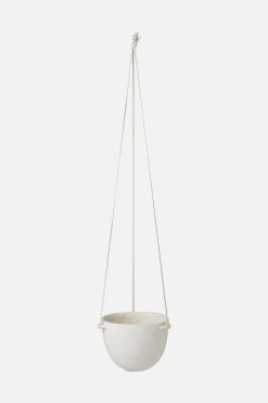 Potte - Speckle Hanging Pot L Off-White