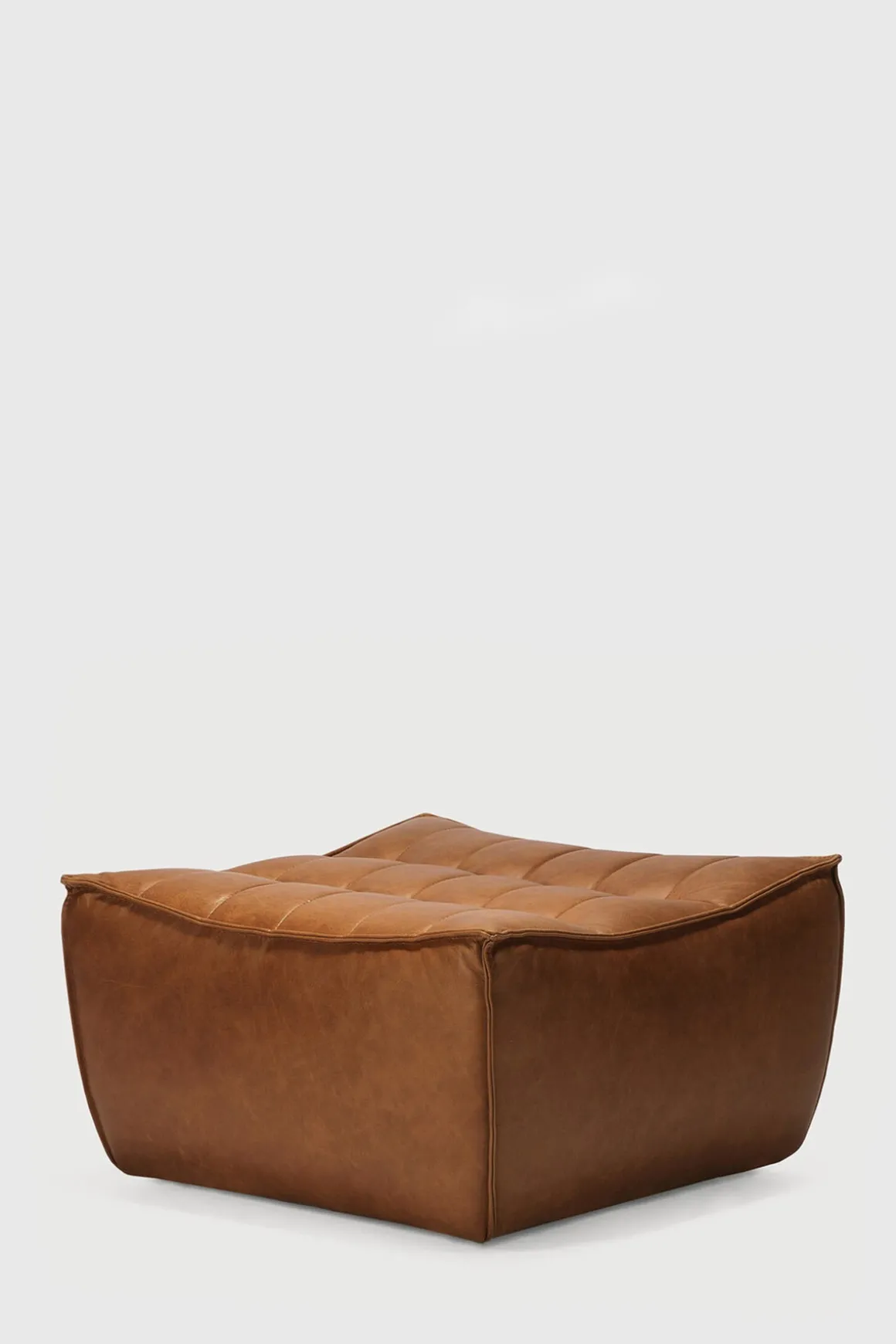 Puff - N701 Brun Skinn