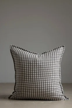 Putetrekk - 50x50cm Brown Gingham