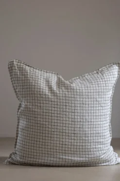 Putetrekk - 65x65cm White/Black Checks