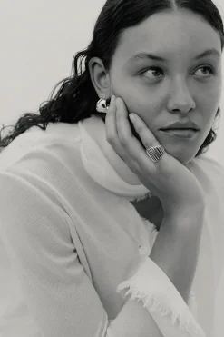 Øredobber - Contour Hoops Gold