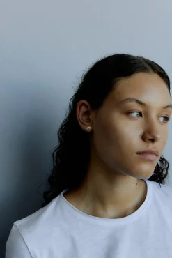 Øredobber - Contour Mini Earstuds Silver