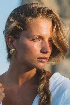 Øredobber - Ocean Treasure Gold