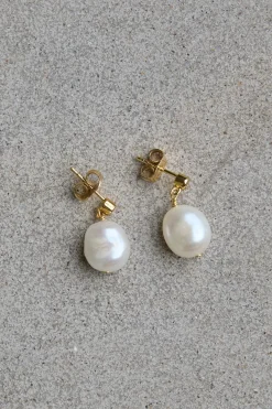 Øredobber - Pearly Gold