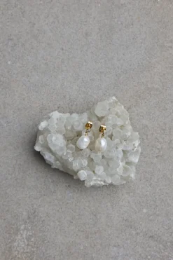 Øredobber - Pearly Gold