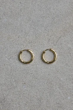 Øreringer - Brigitte Hoops Gold