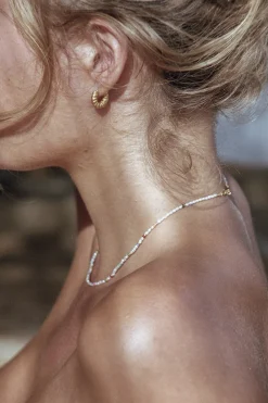 Øreringer - Cable Gold
