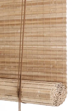 Rullegardin - Brun Heldekkende Bambus