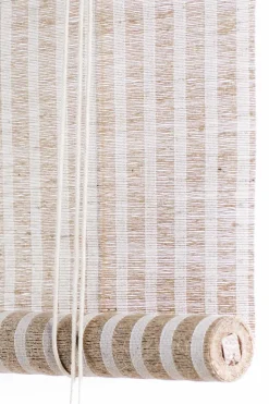 Rullegardin - Brun Stripet Natur Plante