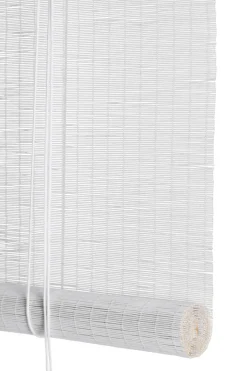 Rullegardin - Hvit Fin Bambus