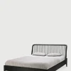 Seng - Spindle Bed 160x200cm Oak Black