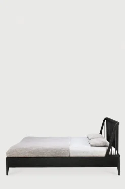 Seng - Spindle Bed 160x200cm Oak Black