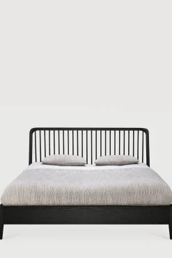 Seng - Spindle Bed 180x200cm Oak Black