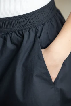 Shorts - Lulu Poplin II Black Navy