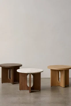 Sidebord - Androgyne dia50cm Natural Oak/ Natural Oak