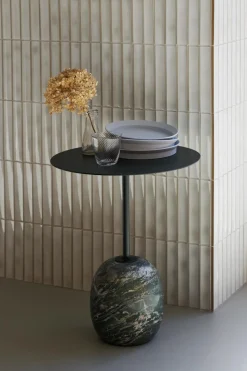 Sidebord - Lato LN8 Deep Green w/Verde Alpi Marble