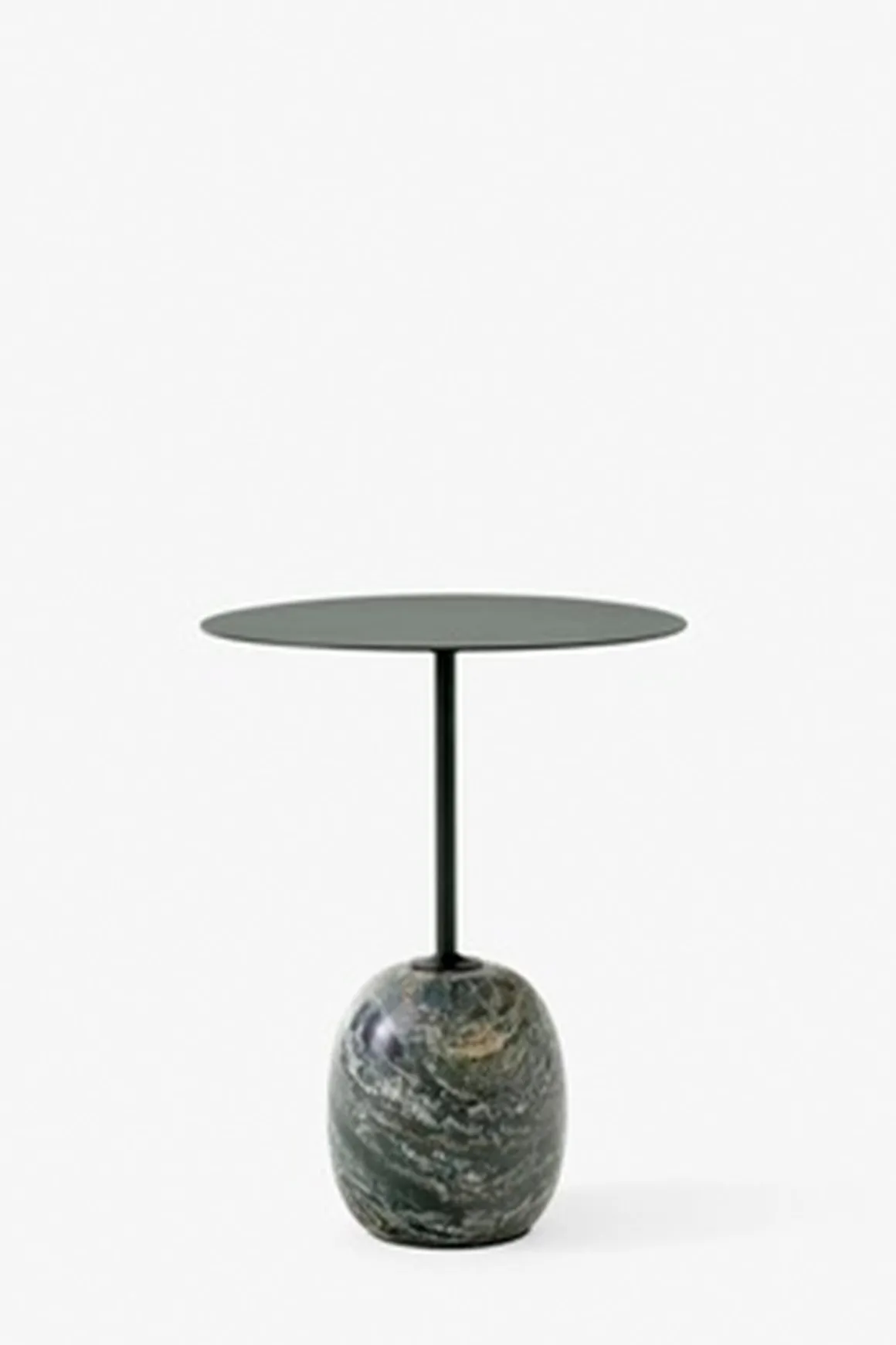 Sidebord - Lato LN8 Deep Green w/Verde Alpi Marble