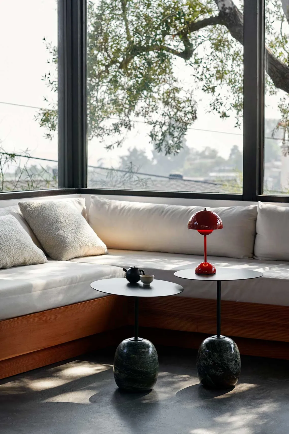 Sidebord - Lato LN9 Deep Green w/Verde Alpi Marble