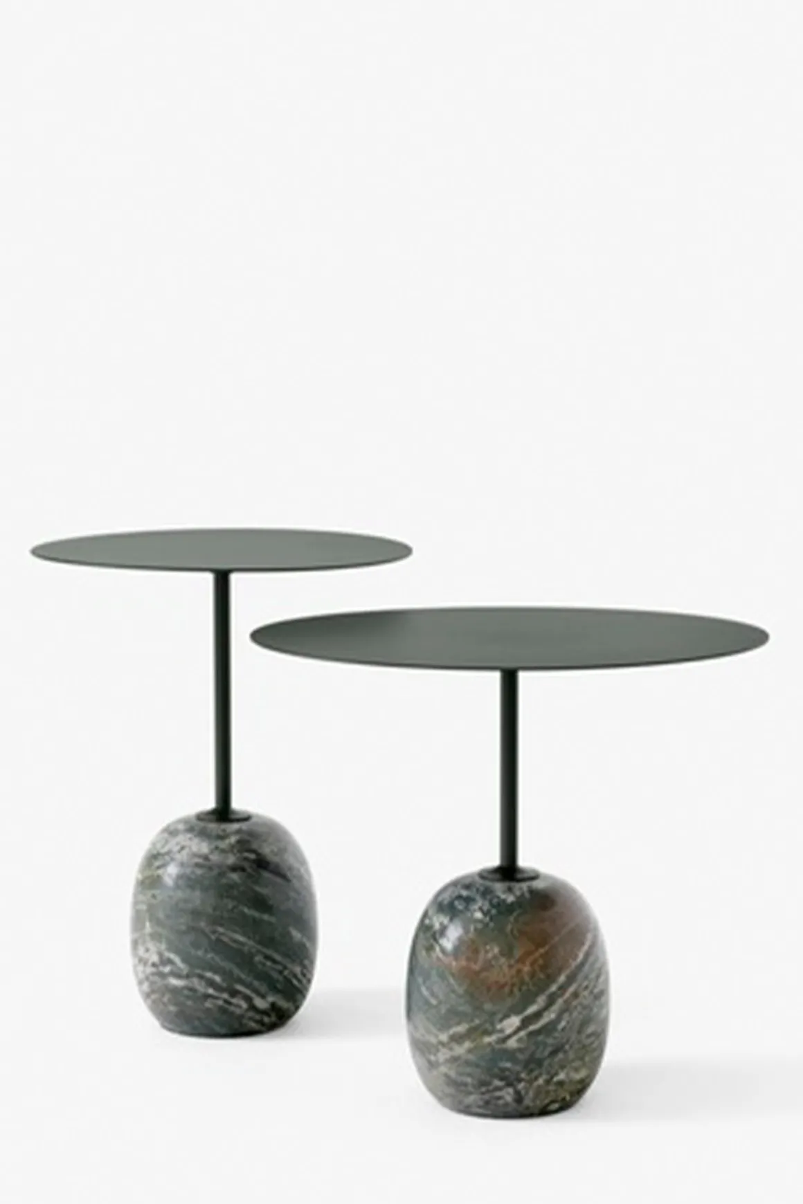 Sidebord - Lato LN8 Deep Green w/Verde Alpi Marble