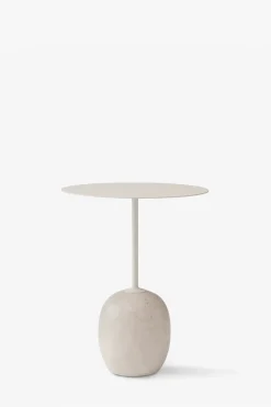 Sidebord - Lato LN8 Ivory White u0026 Crema Diva Marble