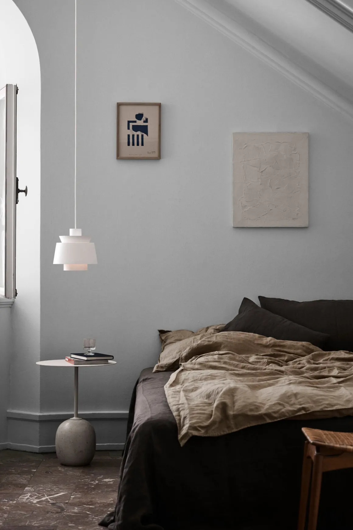 Sidebord - Lato LN8 Ivory White u0026 Crema Diva Marble