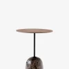 Sidebord - Lato LN8 Lacquered Walnut w/Emparador Marble