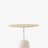 Sidebord - Lato LN9 Lacquered Oak w/Crema Diva Marble