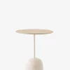 Sidebord - Lato LN8 Lacquered Oak w/Crema Diva Marble