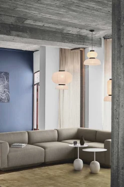 Sidebord - Lato LN9 Lacquered Oak w/Crema Diva Marble