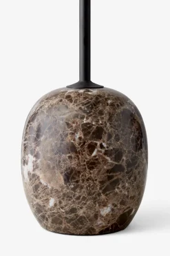 Sidebord - Lato LN8 Lacquered Walnut w/Emparador Marble