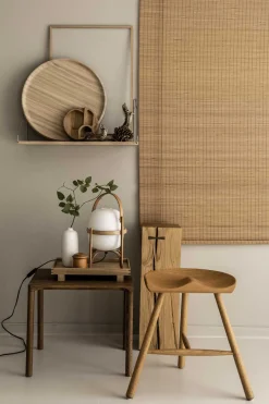 Sidebord - Piloti Modell 6705 46,5x39xh35 Røkt Eik