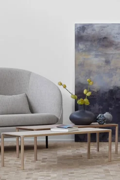 Sidebord - Piloti Modell 6715 120x39xh41 Såpet Eik