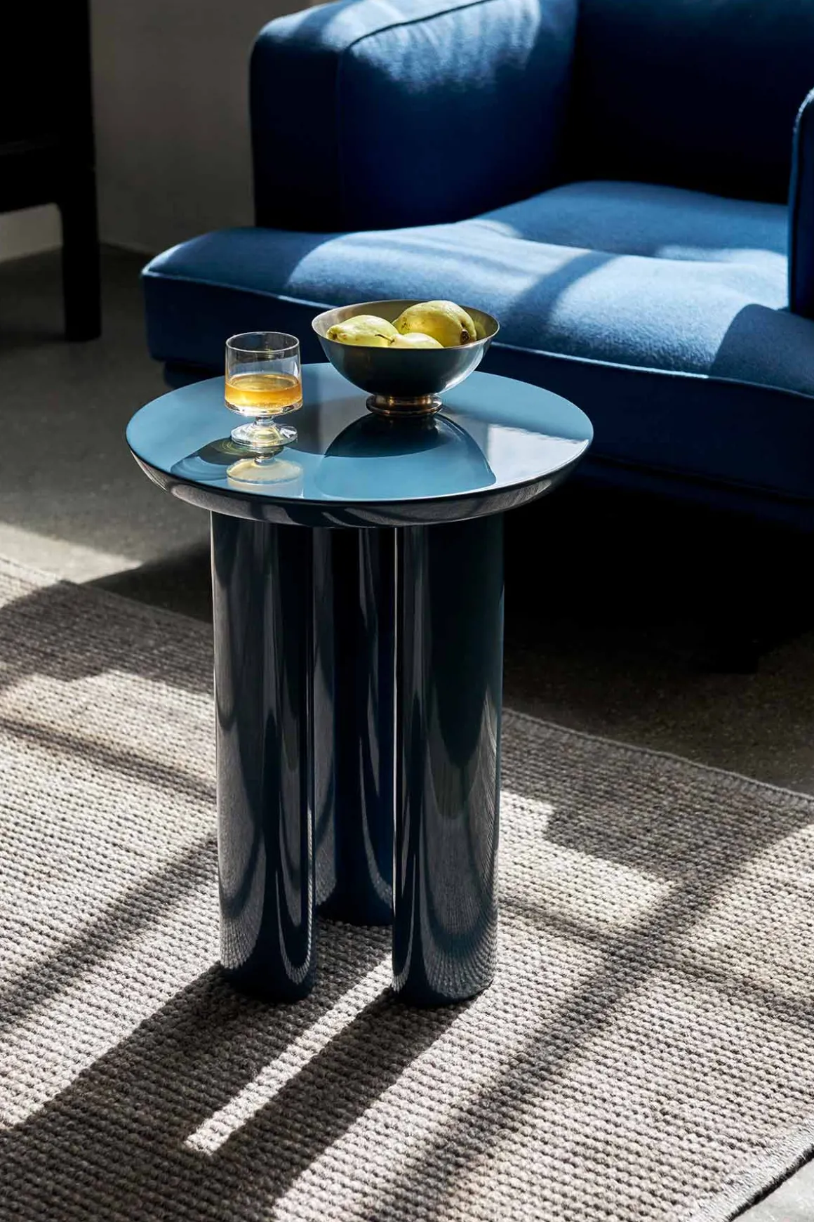 Sidebord - Tung JA3 Steel Blue