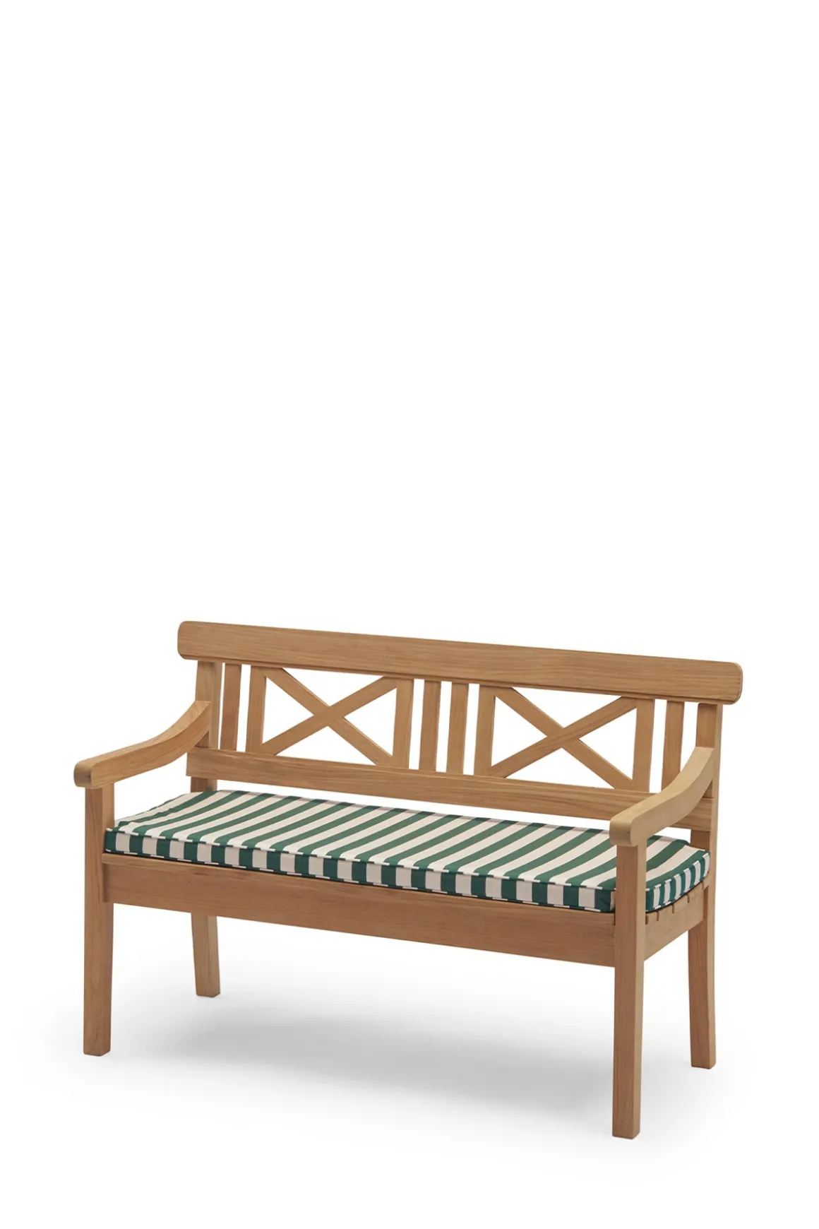 Sittepute - Til Drachmann Benk 120 Light Apricot/Dark Green