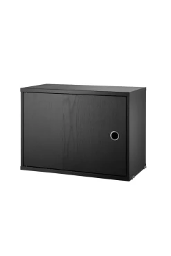 Skap - Hengslet Dør 58x30x42 Sort Ask