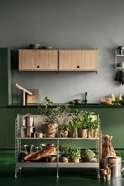 Skap - Vippedør 78x30x42 Eik