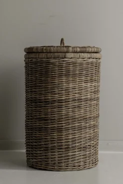 Skittentøyskurv - m/Lokk Dia39 x H59cm