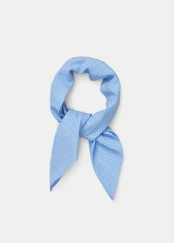 Skjerf - Charlie Scarf Check Mix Blue
