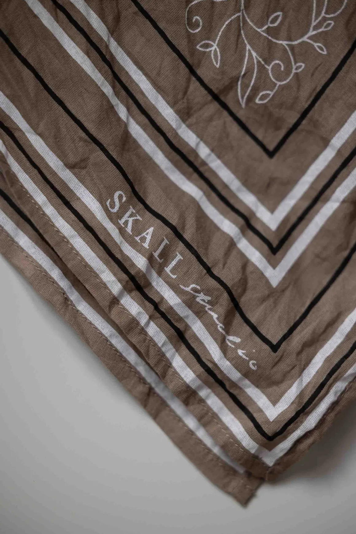 Skjerf - Classic Scarf Moss/White/Black